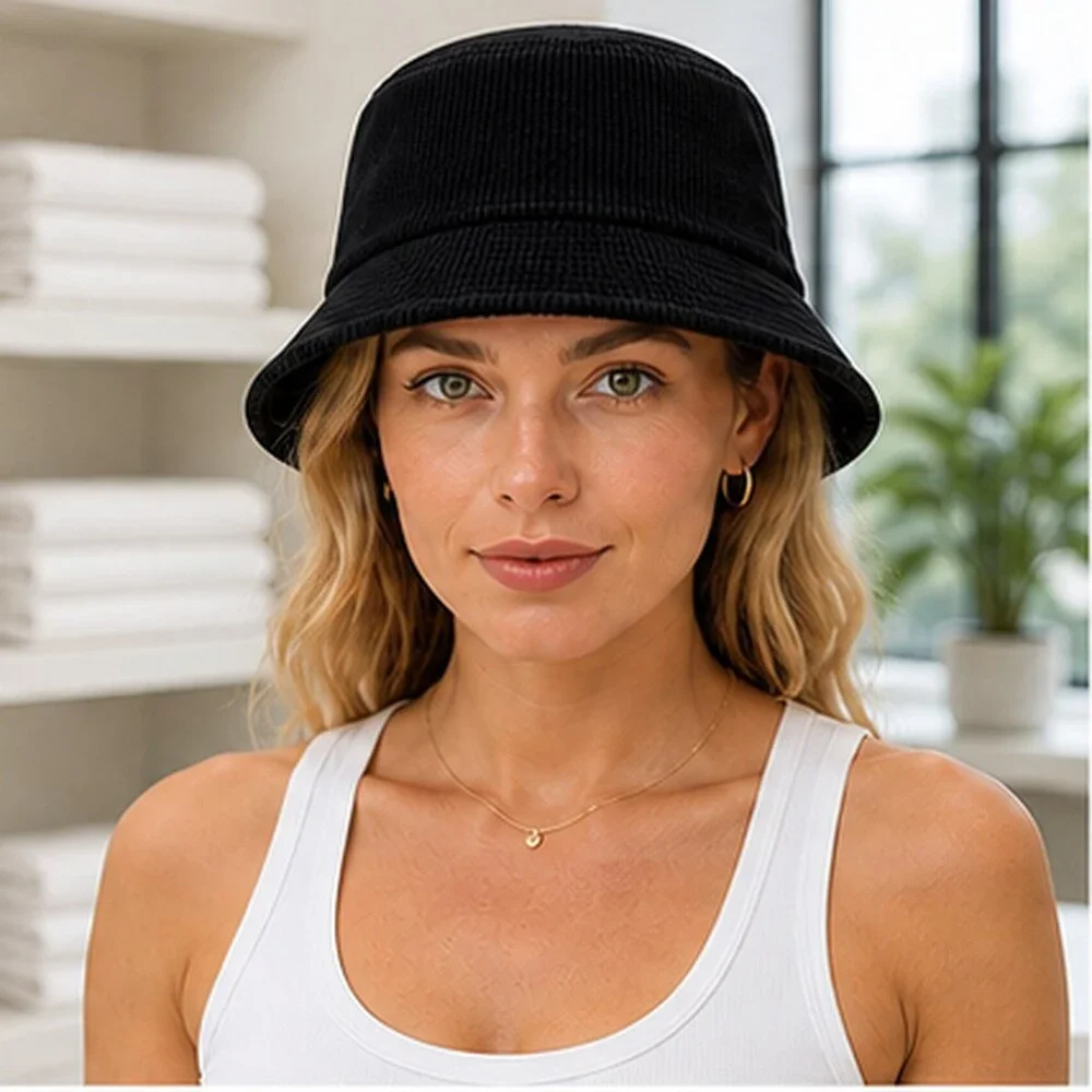 ALO Yoga Black Clean Bucket Hat OS